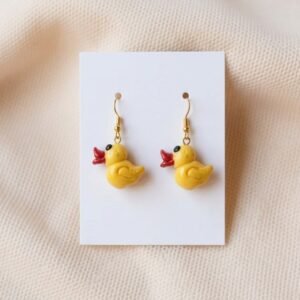 Cute duckling earrings