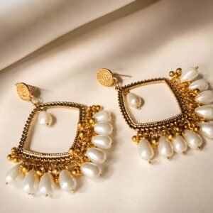 Pearl majesty jhumkas