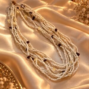Moti Jhalar necklace