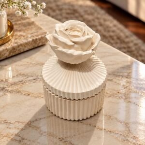 Rose lid jar